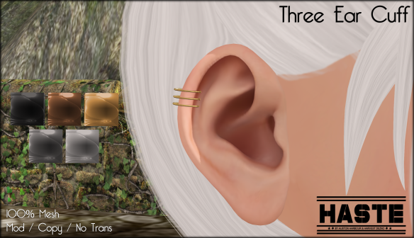 [Haste] Three Ear Cuff Ad